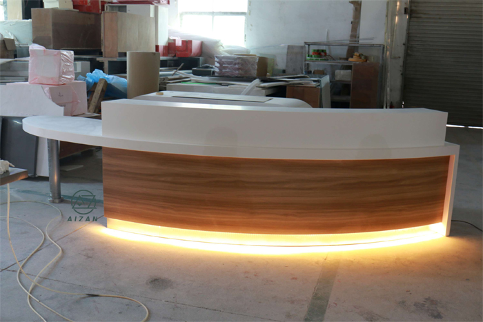 High quality office reception counter custom made