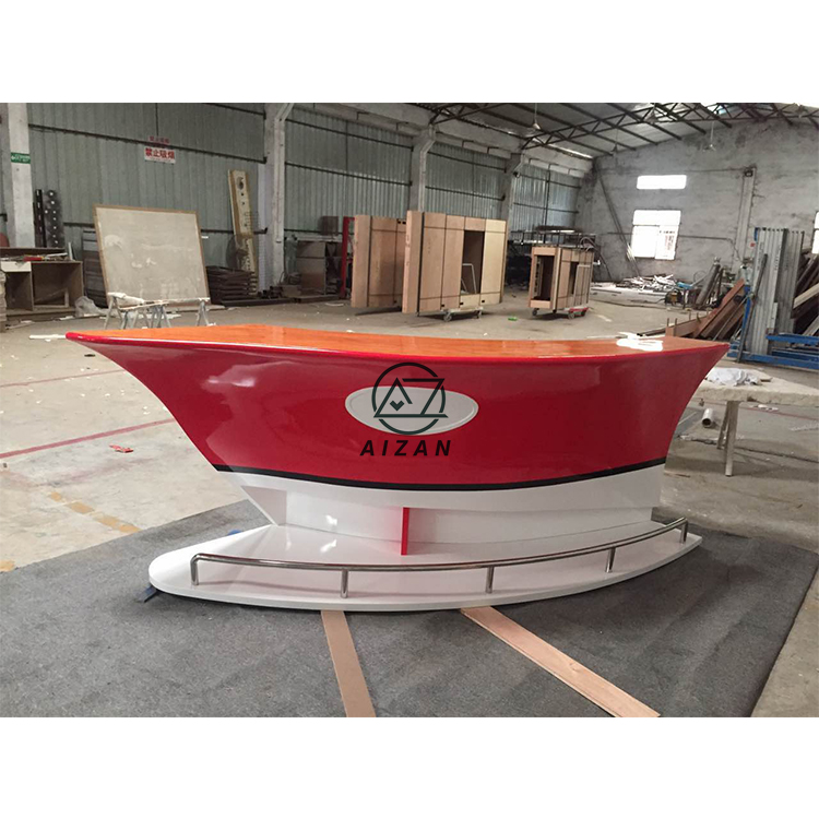 Special design bar counter boat shaped home bar counter