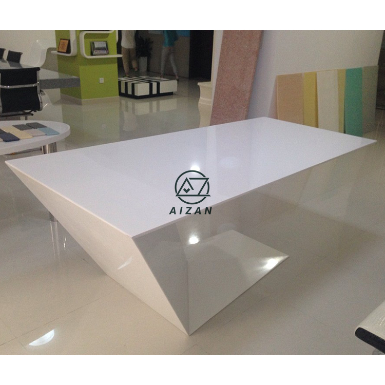 Luxury white office table home office desk design