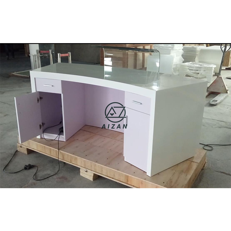 High quality hospital reception desk information counter solid surface countertop
