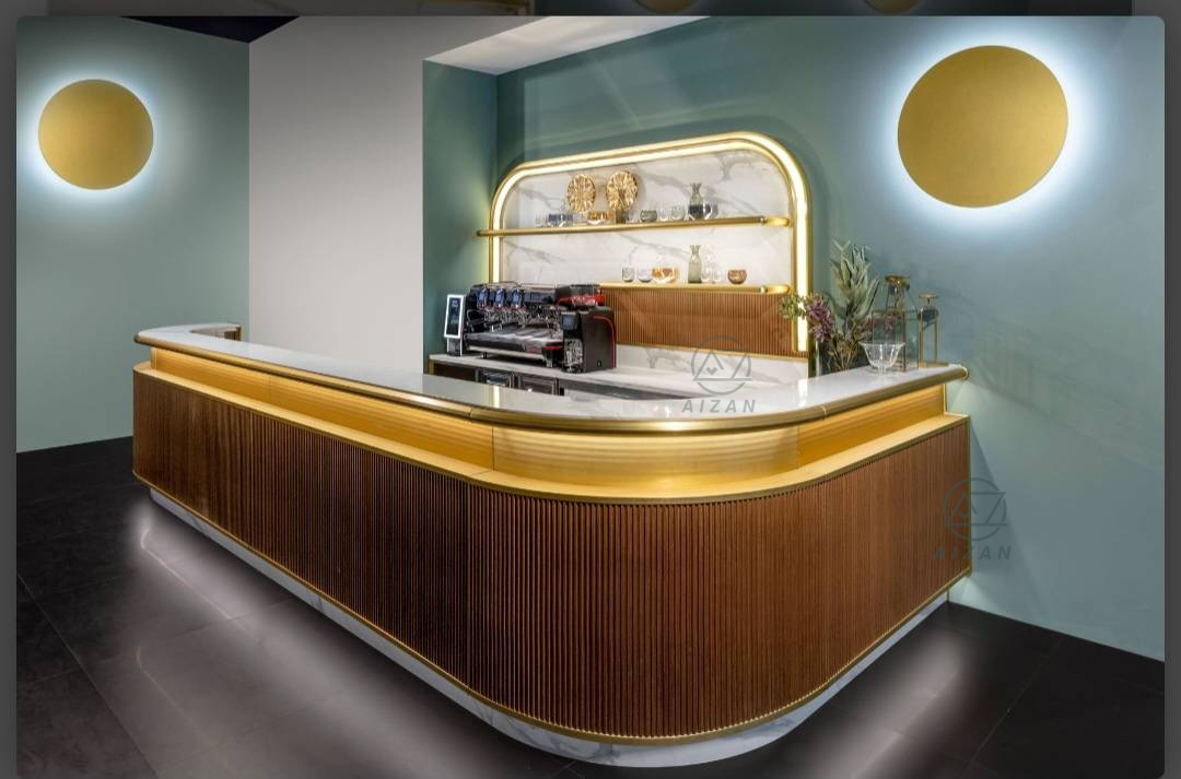 Modern restaurant bar counter nightclub wine bar counter custom size